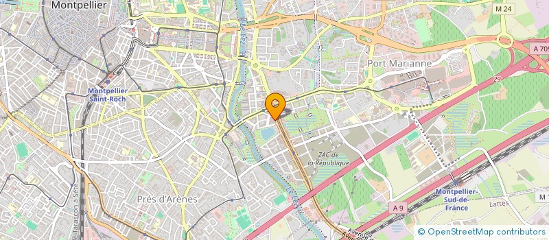 localisation de l'entreprise MADAME ANDREE ENNUYEUX à MONTPELLIER