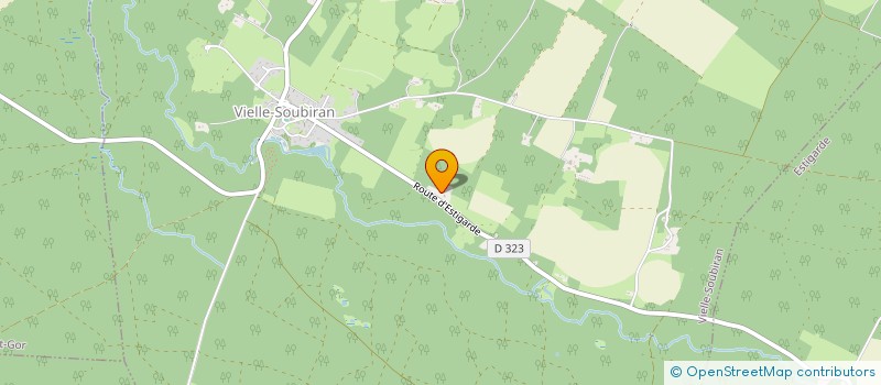 localisation de l'entreprise MADAME ANDREE ESCOUBET  SAINT-JUSTIN