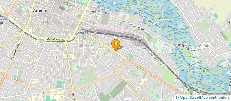localisation de l'entreprise MADAME ANDREE ESCUDIE à AMIENS