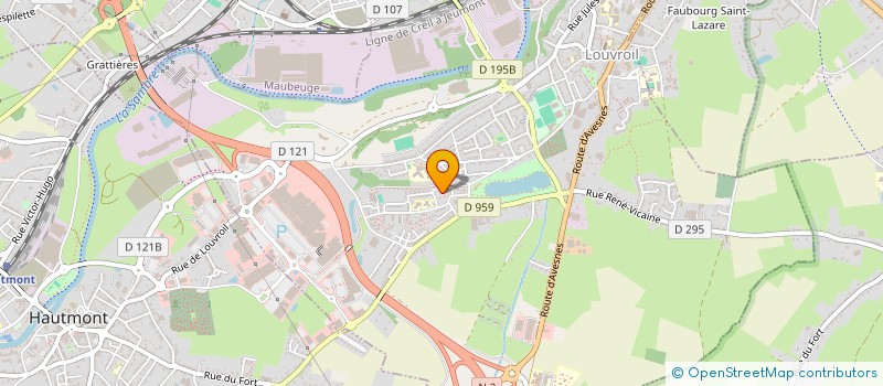 localisation de l'entreprise MADAME ANDREE FAFINSKI  LOUVROIL