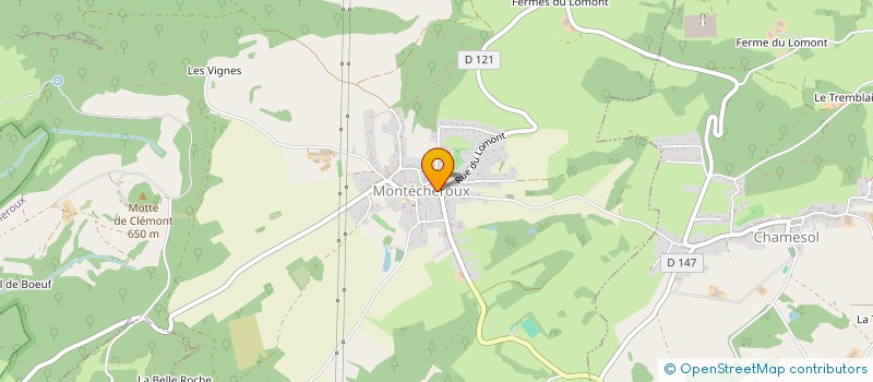 localisation de l'entreprise MADAME ANDREE FALCONNET  SAINT-HIPPOLYTE