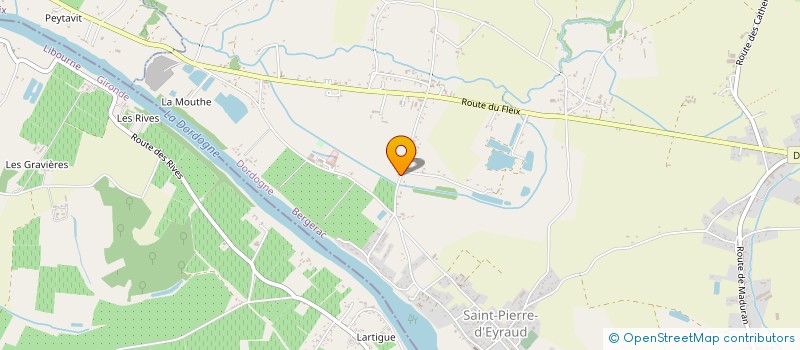 localisation de l'entreprise MADAME ANDREE FAUCOULANCHE  SAINT-PIERRE-D'EYRAUD