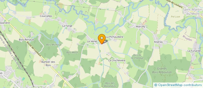 localisation de l'entreprise MADAME ANDREE FAVEAU à BRUAILLES