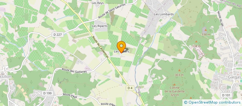 localisation de l'entreprise MADAME ANDREE FAVIER  SAINT-PANTALEON