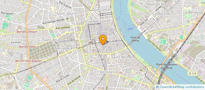 localisation de l'entreprise MADAME ANDREE FAVREAU à BORDEAUX