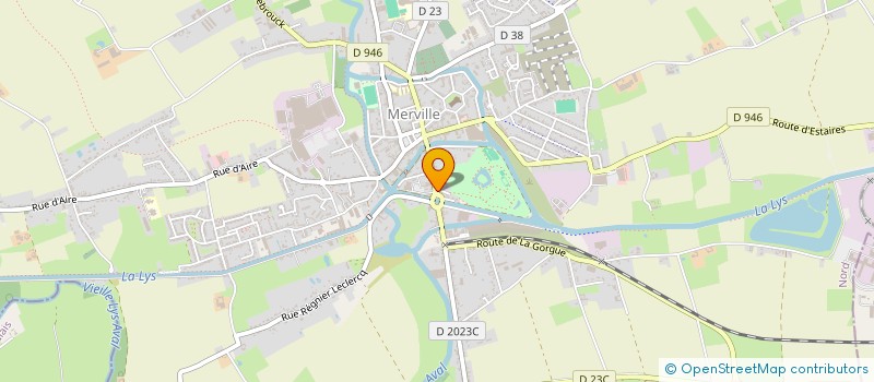 localisation de l'entreprise MADAME ANDREE FAY  MERVILLE