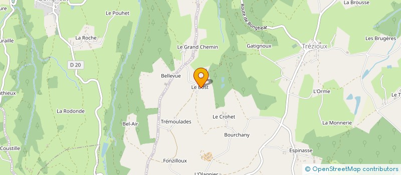 localisation de l'entreprise MADAME ANDREE FAYET  CEILLOUX