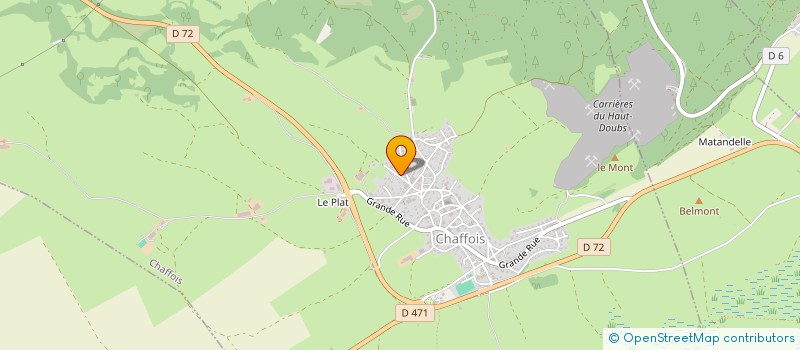 localisation de l'entreprise MADAME ANDREE FORNAGE  LES FOURGS