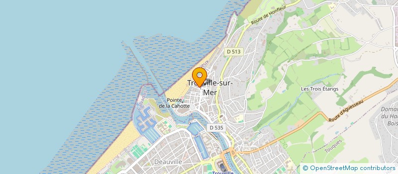 localisation de l'entreprise MADAME ANDREE FOULON-GALLAND à TROUVILLE-SUR-MER