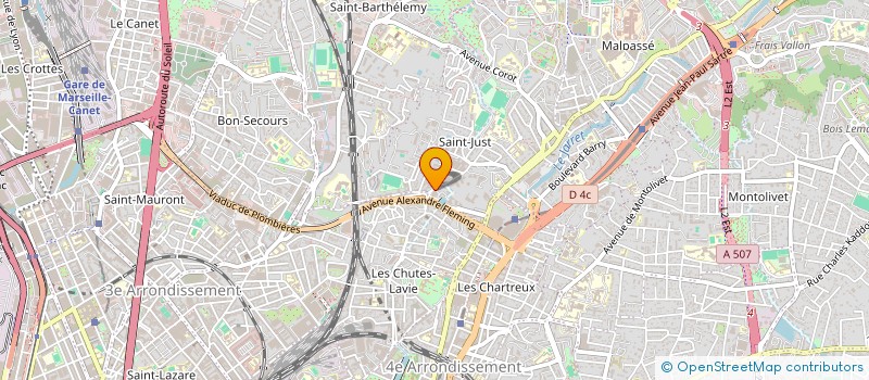 localisation de l'entreprise MADAME ANDREE FRANGUIADAKIS à MARSEILLE