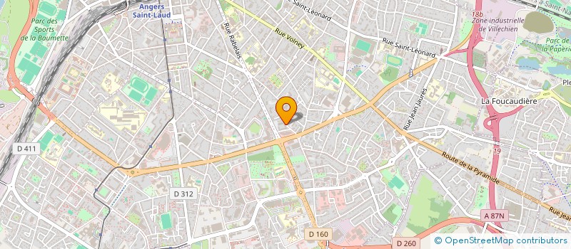 localisation de l'entreprise MADAME ANDREE FRAYARD à ANGERS