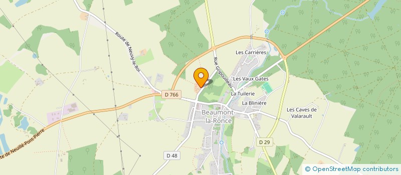 localisation de l'entreprise MADAME ANDREE FROGER  BEAUMONT-LOUESTAULT