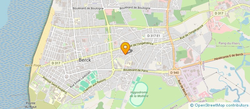 localisation de l'entreprise MADAME ANDREE FROIDEVAL à BERCK