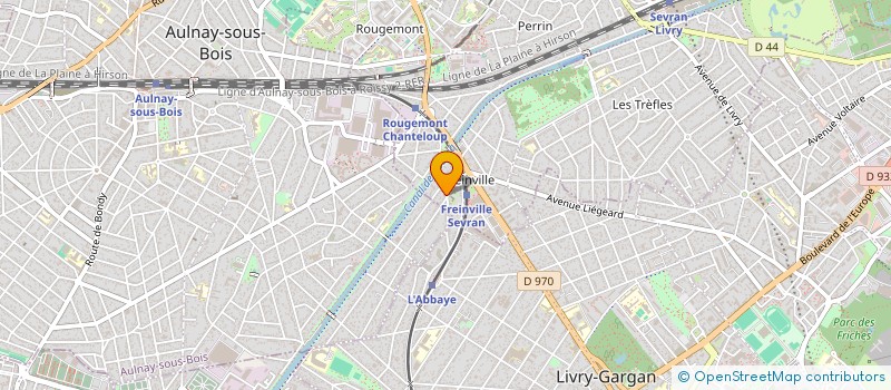 localisation de l'entreprise MADAME ANDREE GACHET à SEVRAN