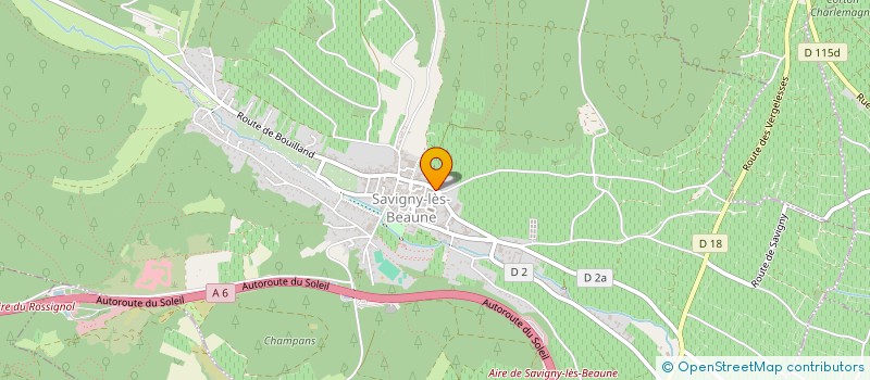 localisation de l'entreprise MADAME ANDREE GACHOT  SAVIGNY-LES-BEAUNE