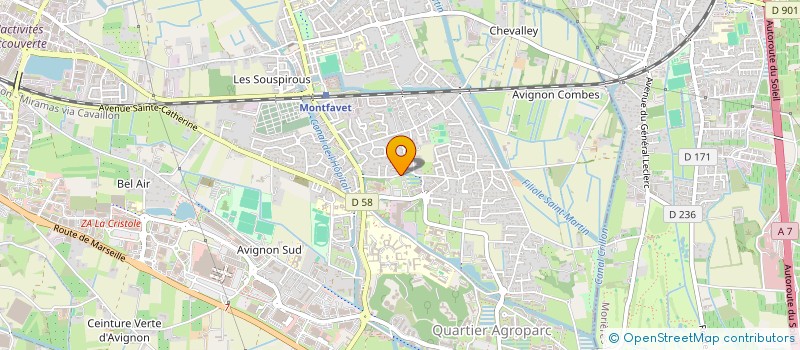 localisation de l'entreprise MADAME ANDREE GARCIA à AVIGNON