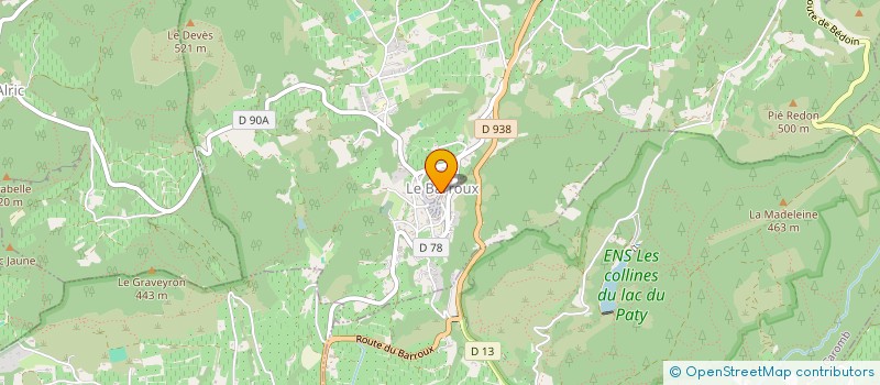 localisation de l'entreprise MADAME ANDREE GARCIN  BARROUX (LE)