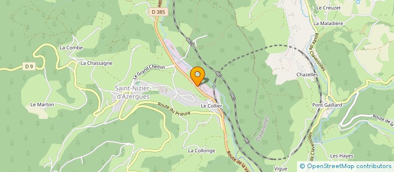 localisation de l'entreprise MADAME ANDREE GATHIER  SAINT-JUST-D'AVRAY