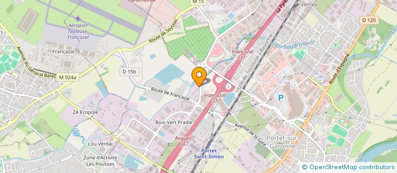 localisation de l'entreprise MADAME ANDREE GAY  PORTET-SUR-GARONNE