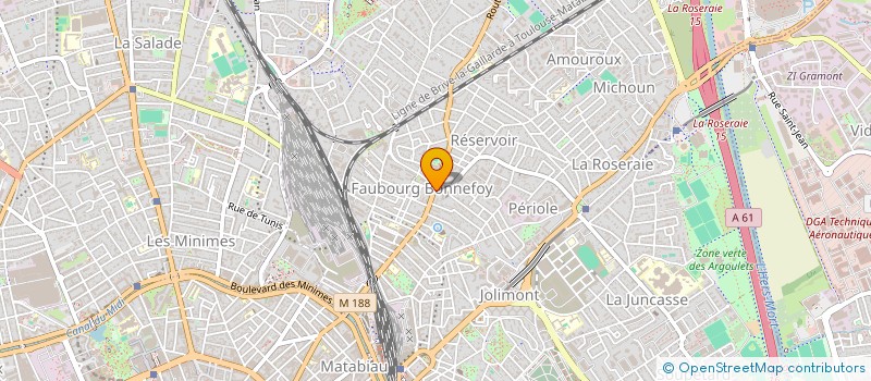 localisation de l'entreprise MADAME ANDREE GAYDON à TOULOUSE
