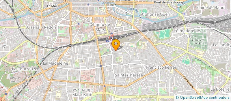 localisation de l'entreprise MADAME ANDREE GAYET  RENNES