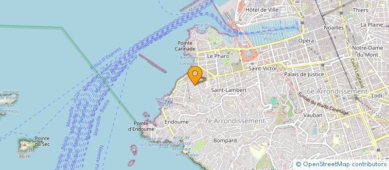 localisation de l'entreprise MADAME ANDREE GAYRAUD à MARSEILLE