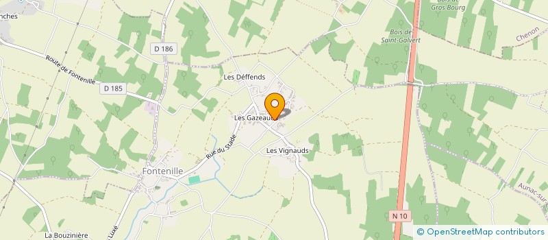 localisation de l'entreprise MADAME ANDREE GENEUVRE à FONTENILLE