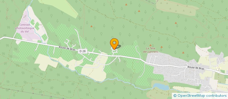 localisation de l'entreprise MADAME ANDREE GERBER  LE VAL