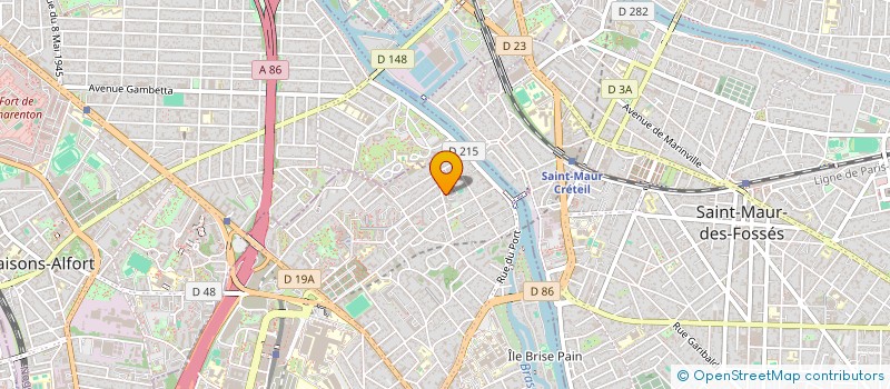 localisation de l'entreprise MADAME ANDREE GIRARD  CRETEIL