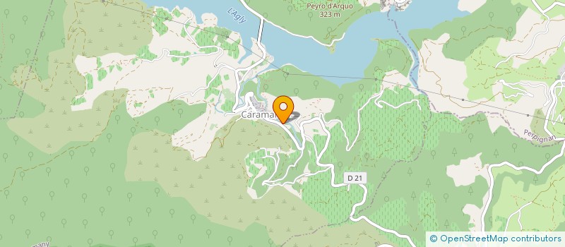 localisation de l'entreprise MADAME ANDREE GOMEZ  CARAMANY