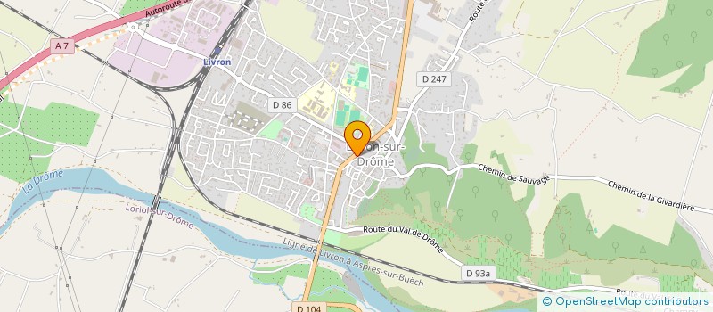 localisation de l'entreprise MADAME ANDREE GOURDOL à LIVRON-SUR-DROME