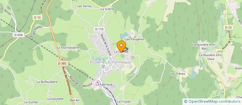 localisation de l'entreprise MADAME ANDREE GOUTILLE  SAINT JUST D'AVRAY