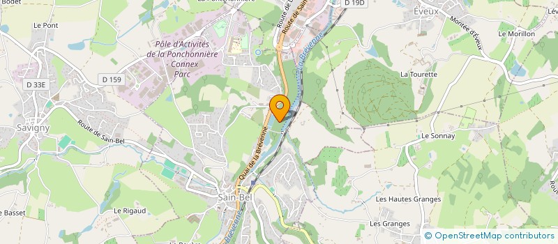 localisation de l'entreprise MADAME ANDREE GRATALOUP  SAVIGNY