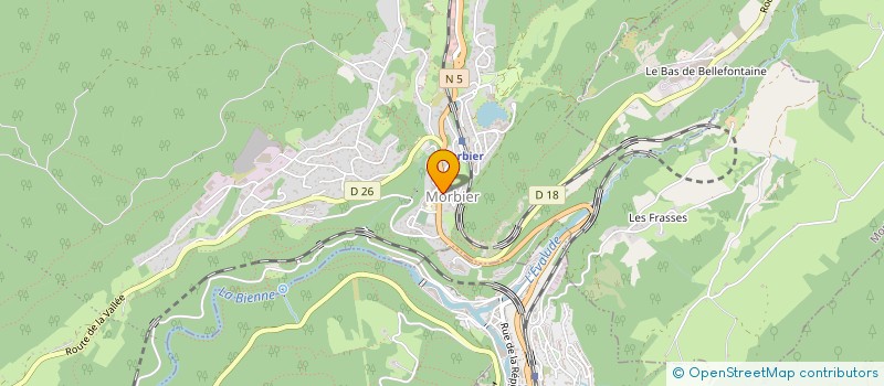 localisation de l'entreprise MADAME ANDREE GROS  MORBIER