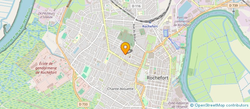 localisation de l'entreprise MADAME ANDREE GUERIN  ROCHEFORT