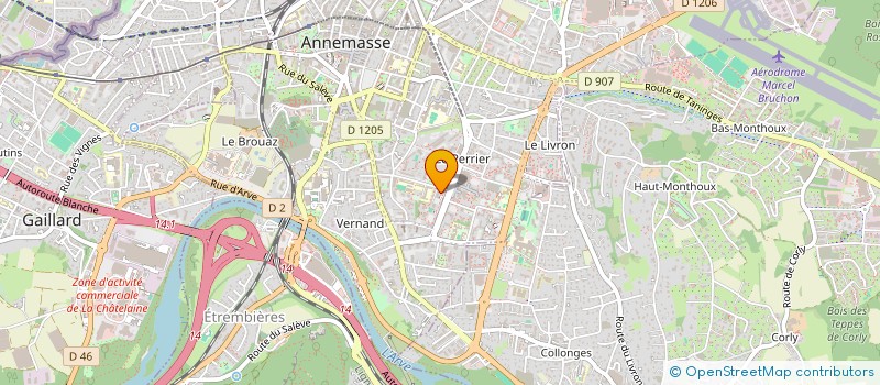 localisation de l'entreprise MADAME ANDREE GUEZ à ANNEMASSE