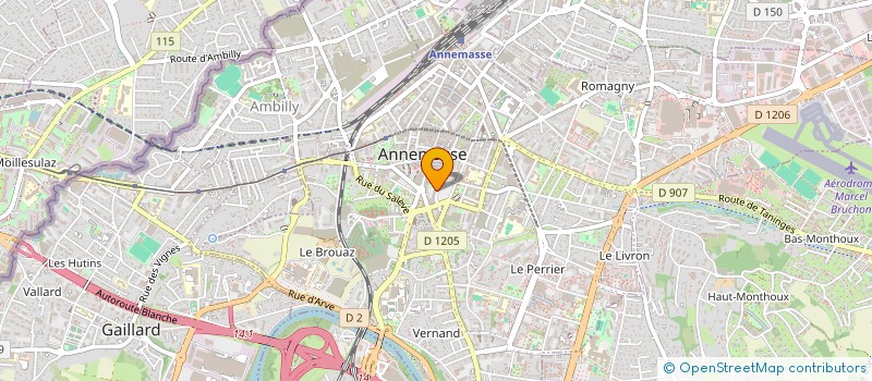 localisation de l'entreprise MADAME ANDREE GUIDETTI à ANNEMASSE