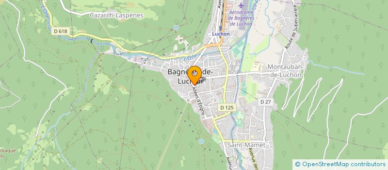 localisation de l'entreprise MADAME ANDREE GUILHEM à BAGNERES-DE-LUCHON