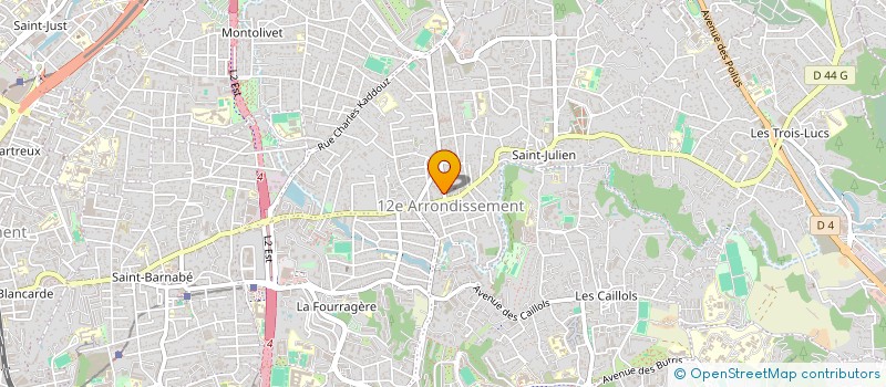 localisation de l'entreprise MADAME ANDREE GUILLEMIN à MARSEILLE