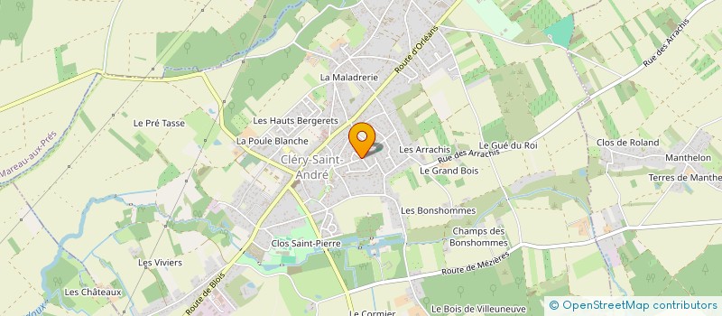 localisation de l'entreprise MADAME ANDREE GUILMET à CLERY-SAINT-ANDRE