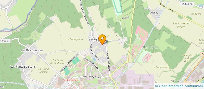 localisation de l'entreprise MADAME ANDREE HAREL à DREUX
