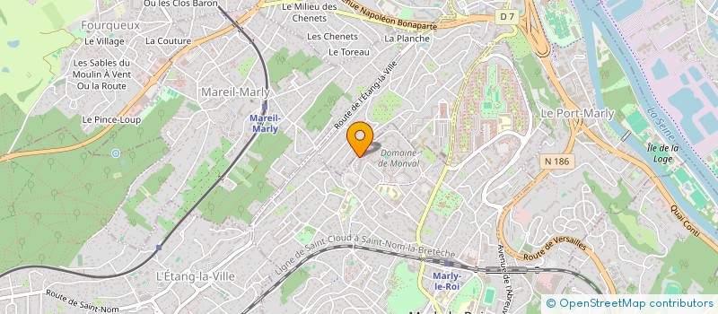 localisation de l'entreprise MADAME ANDREE HESLOT  MARLY-LE-ROI