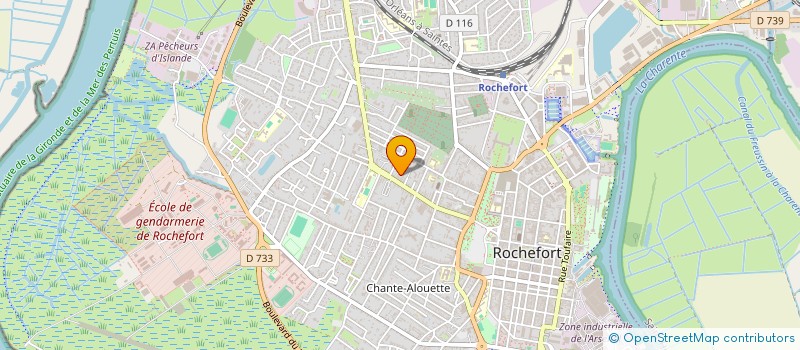 localisation de l'entreprise MADAME ANDREE HILAIRET à ROCHEFORT