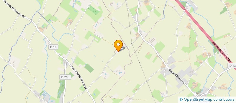 localisation de l'entreprise MADAME ANDREE HUYGHE à OUDEZEELE