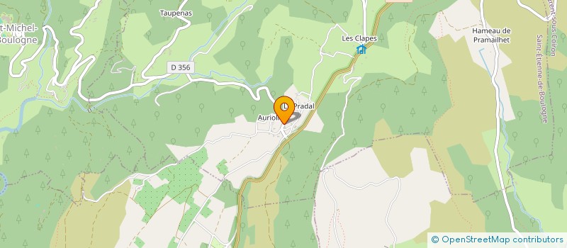 localisation de l'entreprise MADAME ANDREE IMBERT à SAINT-DIDIER-SOUS-AUBENAS
