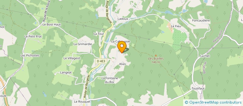 localisation de l'entreprise MADAME ANDREE JACQUES-TEYSSANDIER  EYRAUD-CREMPSE-MAURENS