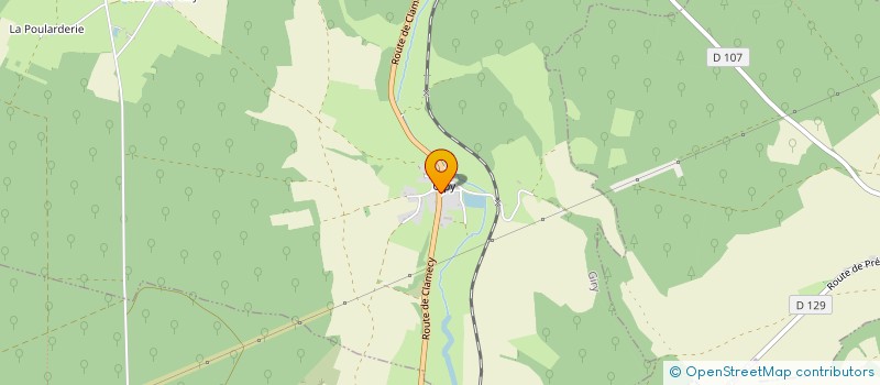 localisation de l'entreprise MADAME ANDREE JACQUET  GIRY