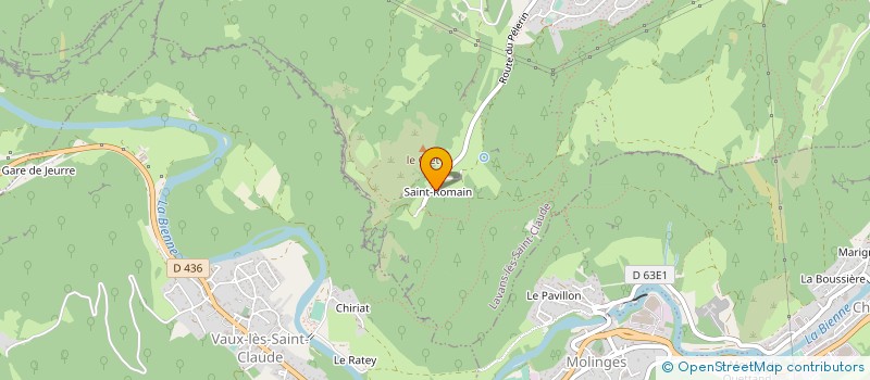 localisation de l'entreprise MADAME ANDREE JANTIN  LAVANS-LES-SAINT-CLAUDE