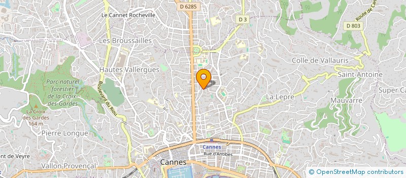 localisation de l'entreprise MADAME ANDREE JOGUET à CANNES
