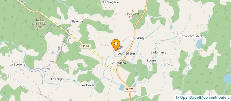 localisation de l'entreprise MADAME ANDREE JONQUET à MONTROL-SENARD
